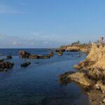 Image of Tyre beach in Lebanon - the beaches in Lebanon feature crystal clear waters