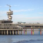 Picturesque beaches in the Netherlands featuring pounding waves