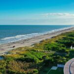 An image showing a view of Cocoa beach - one of the best beaches in Orlando Florida