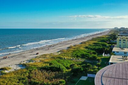 An image showing a view of Cocoa beach - one of the best beaches in Orlando Florida