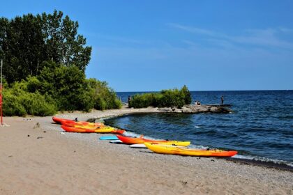 An image showing a view of Sauble Beach, one of the best beaches to visit in Ontario in Canada