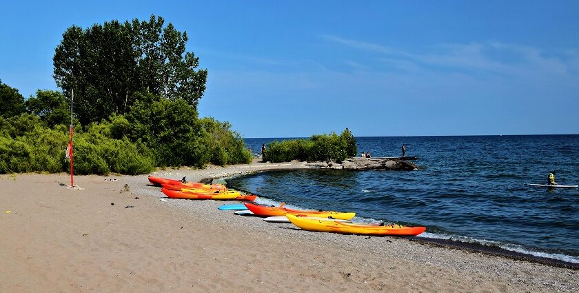 An image showing a view of Sauble Beach, one of the best beaches to visit in Ontario in Canada