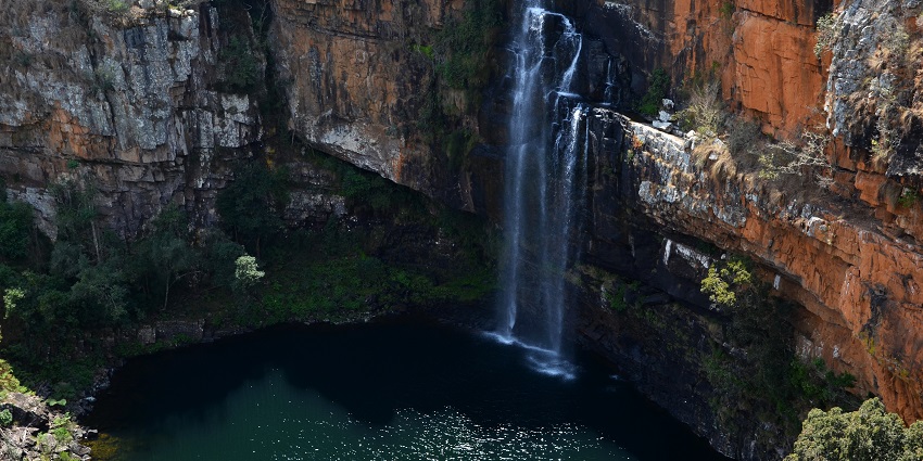 One of the very tall waterfall in South Africa, Berlin Falls.