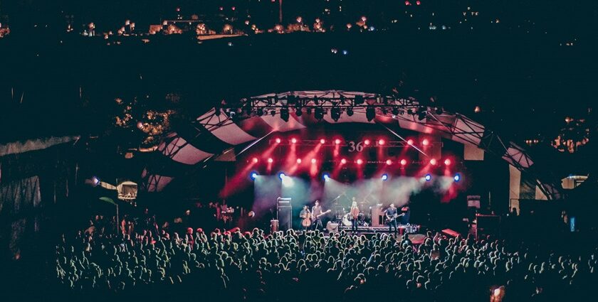 One of the lively events and the best music festivals in Melbourne is held on the beach.