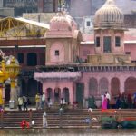 A picture of a temple, which is one of the best places to visit in Mathura.