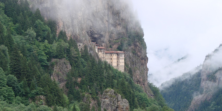 The best time to visit Sumela Monastery in Turkey is from April to June and September to November