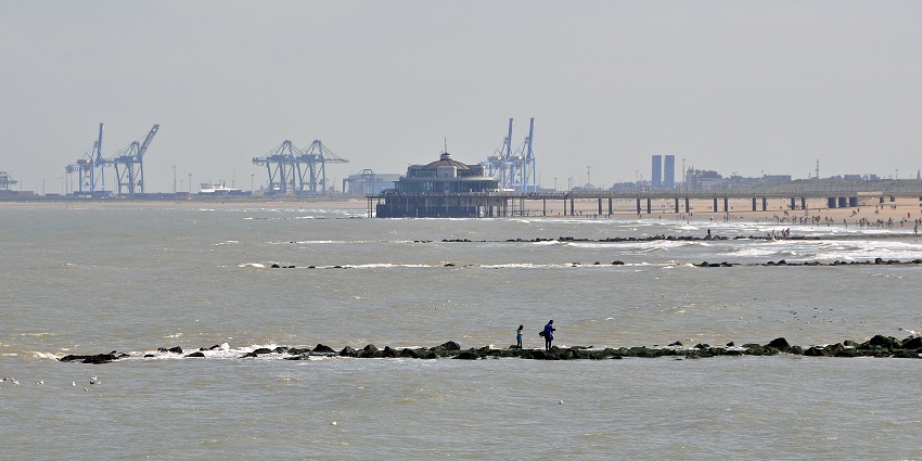 Blankenberge Beach is a family-friendly beach with fun water activities