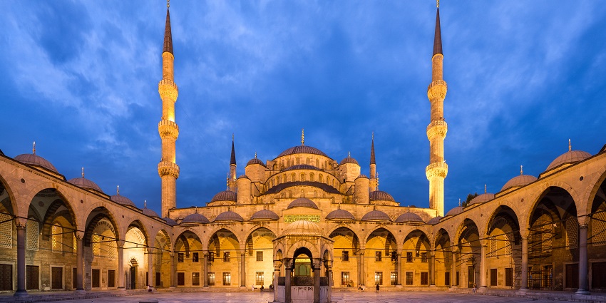 Iconic mosque is the best place to visit for Valentine's Day in Istanbul.