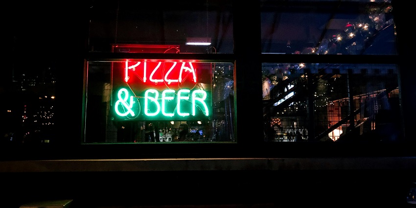 A huge collection of beers and whiskeys available at the Boilermaker House, Melbourne.
