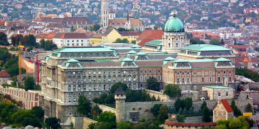 A view of Buda Castle, which is one of the top historic tourist attractions in Budapest