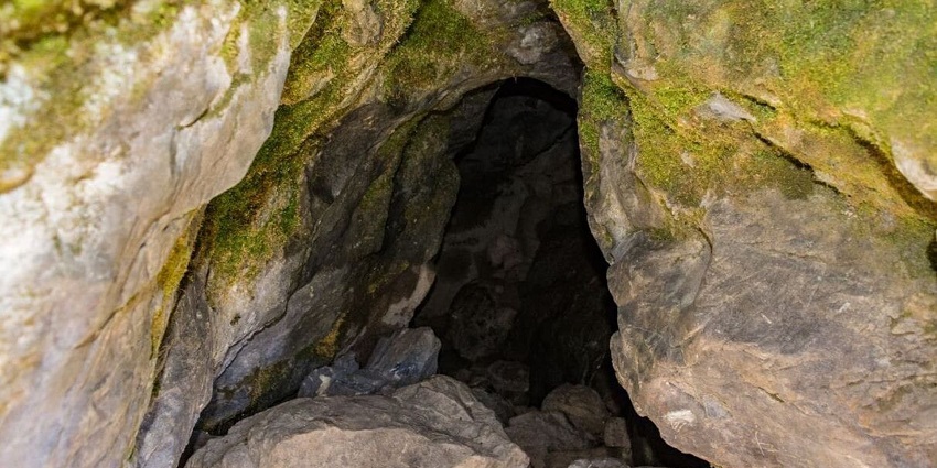 The ancient Budher Caves situated 35 kilometers from Lakha Mandal Shiv Temple