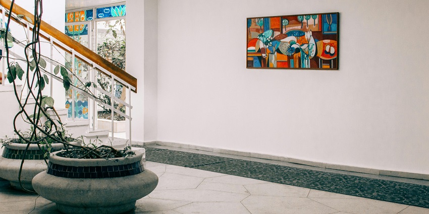 A picture of an Art Gallery in Kolkata that showcases the 'Il Leone di San Marco e Santi' masterpiece