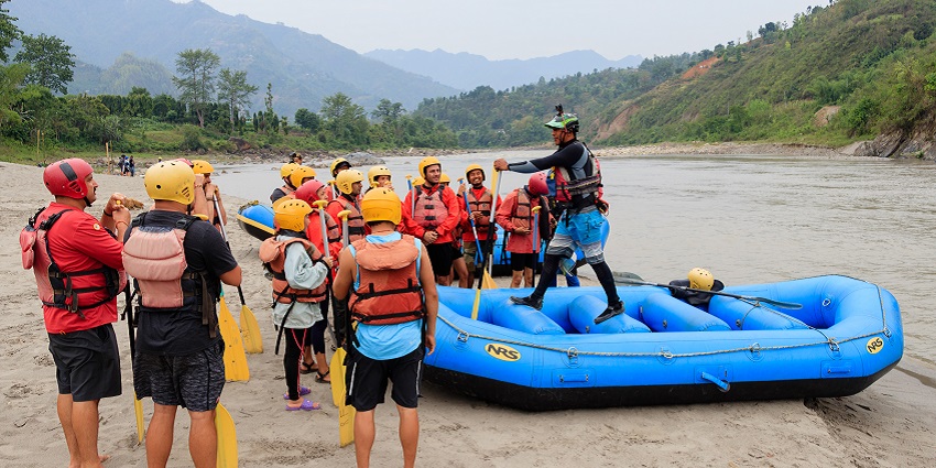 Thrilling camping site with activities like trekking and bonfires.
