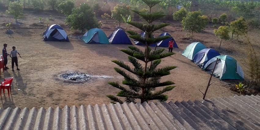 Outdoor adventure camp offering diverse activities and scenic beauty.