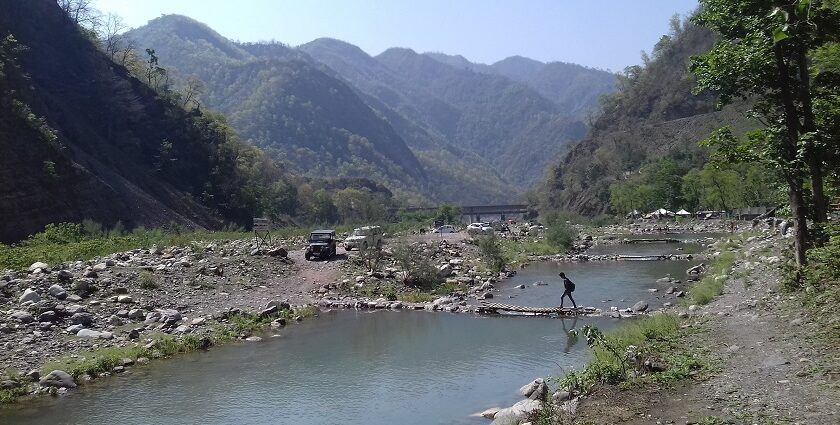 Camping in Shivpuri Rishikesh offers adventure activities and scenic river views