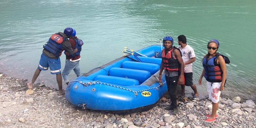 Adventure camping combined with thrilling river rafting experiences.