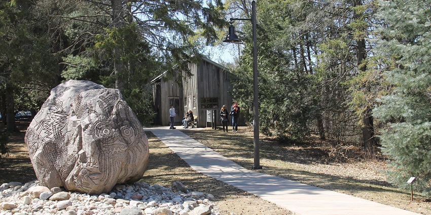 A picture of the Canadian art collection at one of the best places.
