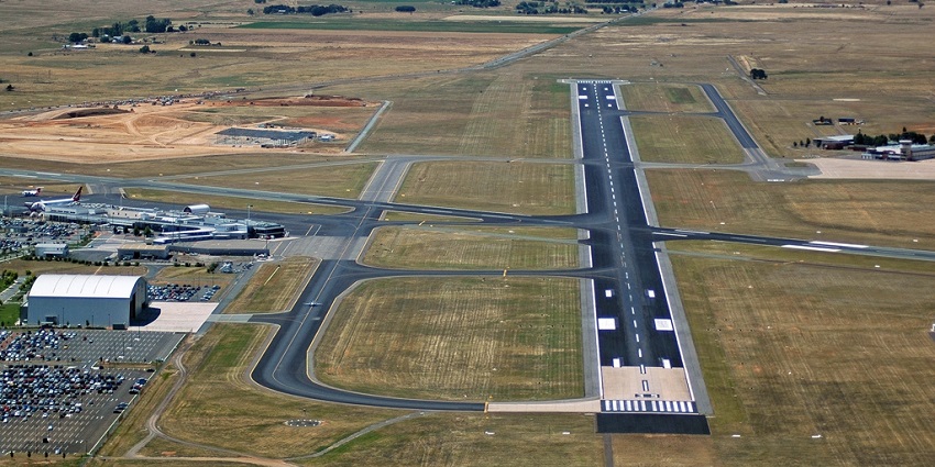 Canberra Airport is a business and government-related airport that also facilitates travel to cities.