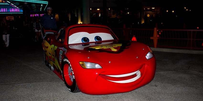 A scenic view of Cars Land, a tourist attraction near Disney Adventure Park