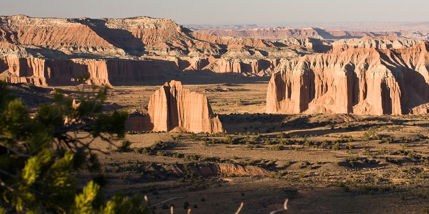 An image of the Cathedral Valley, a famous place.