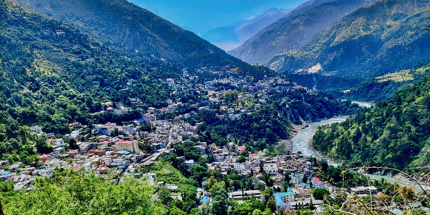 Exploring River Ravi in Chamba city in Himachal Pradesh, India.