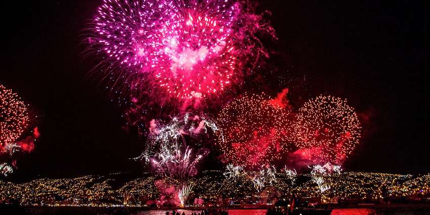 Spectacular fireworks display over Paris’s famous avenue on special occasions