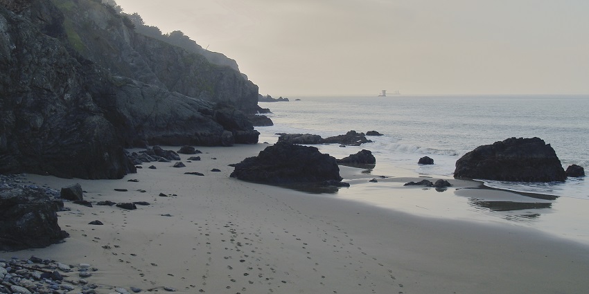 An image of China Beach, one of the most popular beaches in the Bay area.
