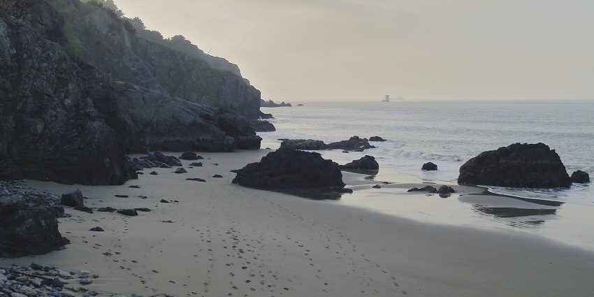 China Beach, a peaceful spot among the popular beaches in San Francisco.