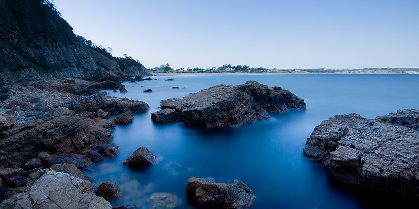 Isolated wonder at Clifton Beach, a famous beach in Hobart, Tasmania.