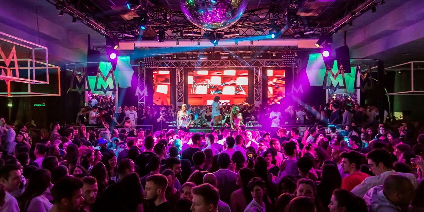 Trendy nightclub featuring eclectic music and an energetic party vibe.
