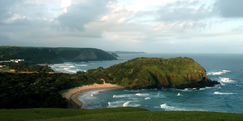 Discovering the wild splendour of South African beaches, Coffee Bay at Wild Coast.