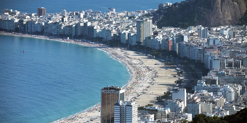 Copacabana Beach, one of the most famous beaches among Brazil Beaches.