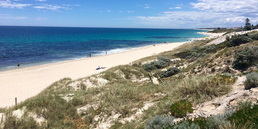 Cottesloe Beach is one of the peaceful spots to relax.
