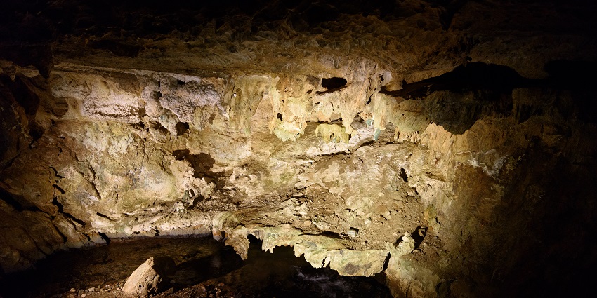 An image of Crystal Cave with unique formations.