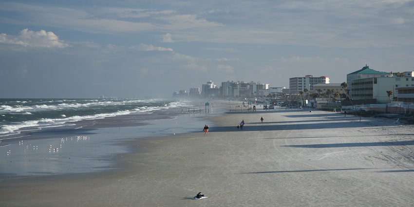An image showing a view of Daytona Beach - popular beaches in Orlando Florida