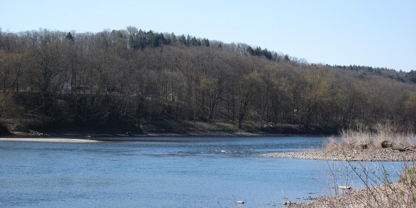 The picture of the Delaware Water Gap National Recreation Area in Pennsylvania.