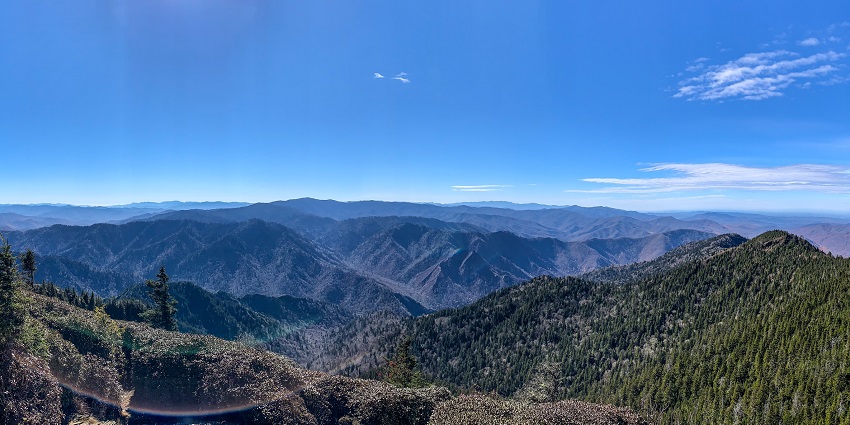 Beautiful mountains in the Great Smoky Mountains National Park, North Carolina, USA.