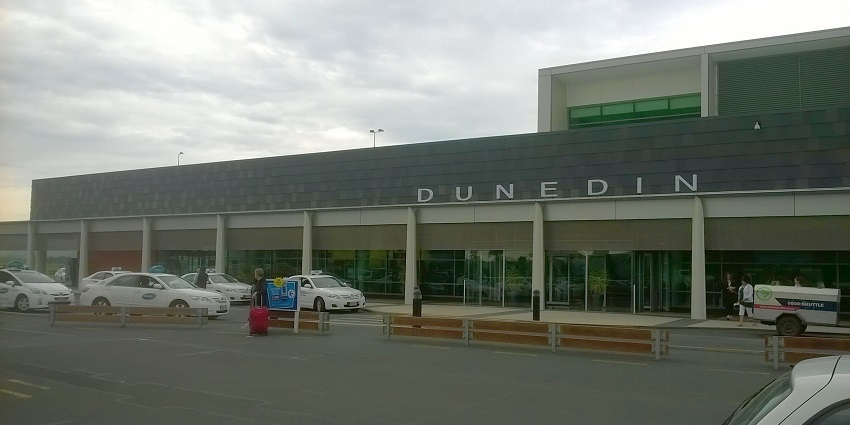 Dunedin Airport, ideal for exploring Otago's heritage.