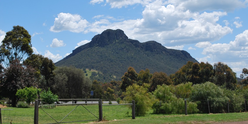 Scenic view of Mount Sturgeon in Dunkeld.