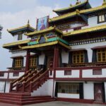 An image of Zang Dhok Palri Phodang alias Durpin Monastery, Kalimpong, West Bengal.