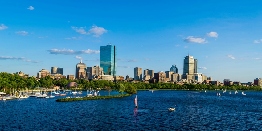 Exploring the glistening Charles River is one of the top things to do in Boston in April.