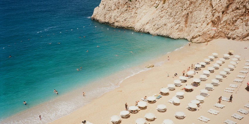 Thrilling water sports activities at Konyaalti Beach with stunning views.