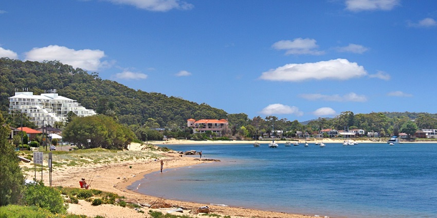 Scenic view of Ettaong beach - Explore the Ettalong during a trip to Palm Beach in Australia