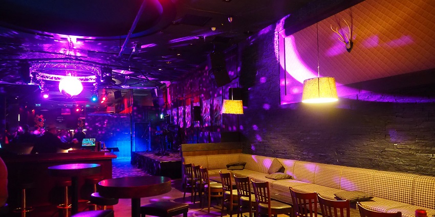 Furnished interior of one of Cape Town’s nightlife places in South Africa