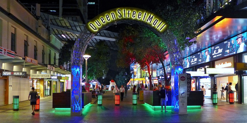 Shop various things at Queen Street Mall, an entertaining and premier shopping spot.