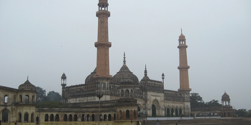 A view of Lucknow, witness heritage walks with historical buildings and lively streets.