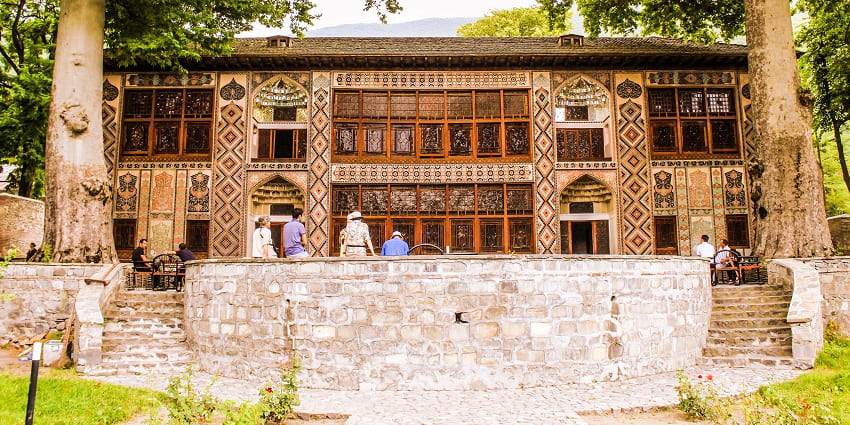 Historic city known for its palaces, nature, and traditional architecture in Azerbaijan.