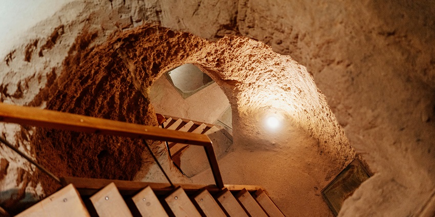 Things to do in Cappadocia include exploring the underground city with tunnels.