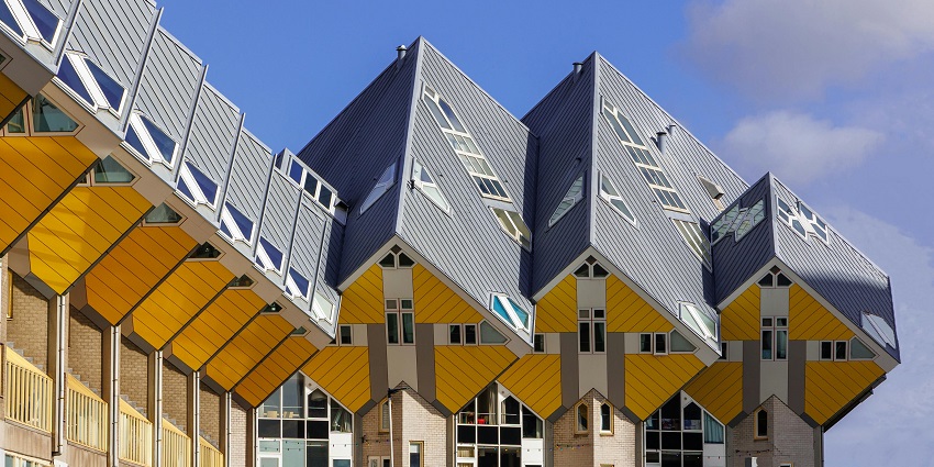 Unique cube-shaped houses offering architectural wonder and urban innovation