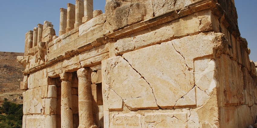 Ancient ruins featuring intricate architecture and historical significance.